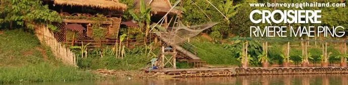 Croisière le long de la rivière Mae Ping