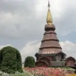 Queen Sirikit Padoga from the garden