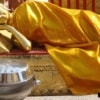 golden buddha statue at doi suthep temple