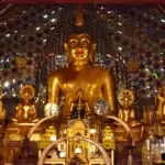 interior of doi suthep temple with buddha statues