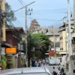 view of chiang mai city alleyway