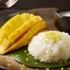 homemade mango and sticky rice