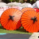 variety of umbrellas at bo sang, the famous umbrella village