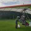 getting ready to microlight flying in chiang mai
