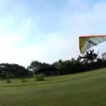 microlight flying in chiang mai