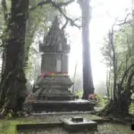 small pagoda surrounded my trees