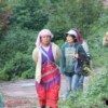 hill tribe women walking