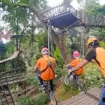 jungle bicycles at pongyang jungle coaster zipline