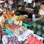 local tropical fruit stall at warorot market