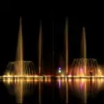 chiang mai night safari fountains