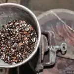 coffee roasting at mae klang luang on doi inthanon