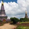 king and queen pagodas at doi inthanon national park