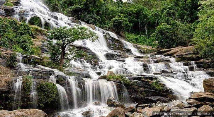 mae ya waterfall at doi inthanon national park