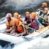 white water rafting adventure at lisu lodge