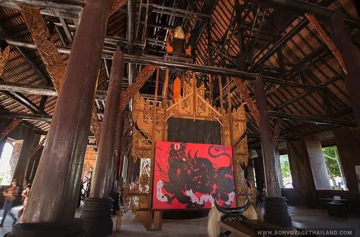 Red Canva at Black House Chiang Rai