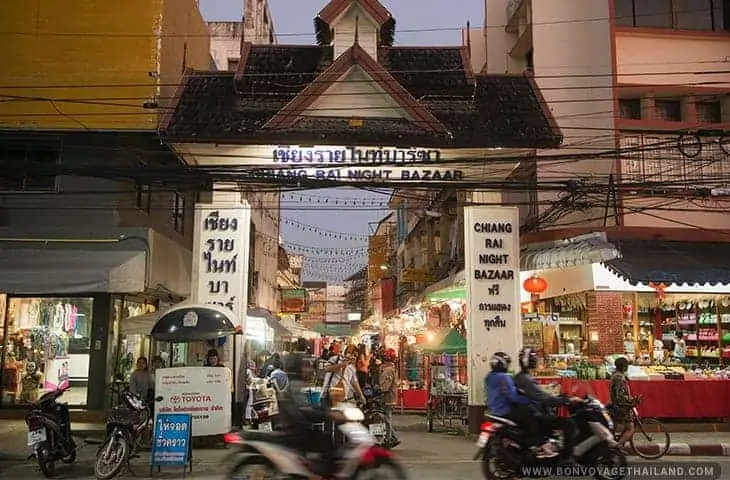 Bazar de nuit de Chiang Rai
