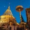 Golden Pagoda - Doi Suthep at Night