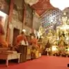 Monk praying - Doi Suthep at Night