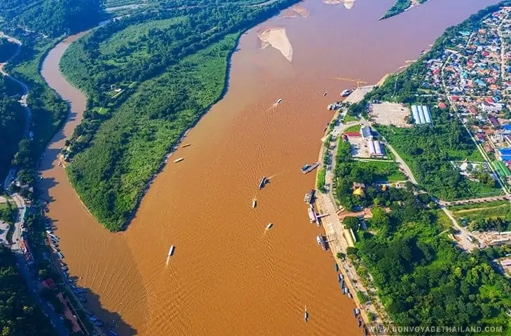 rivières Ruak et Mékong