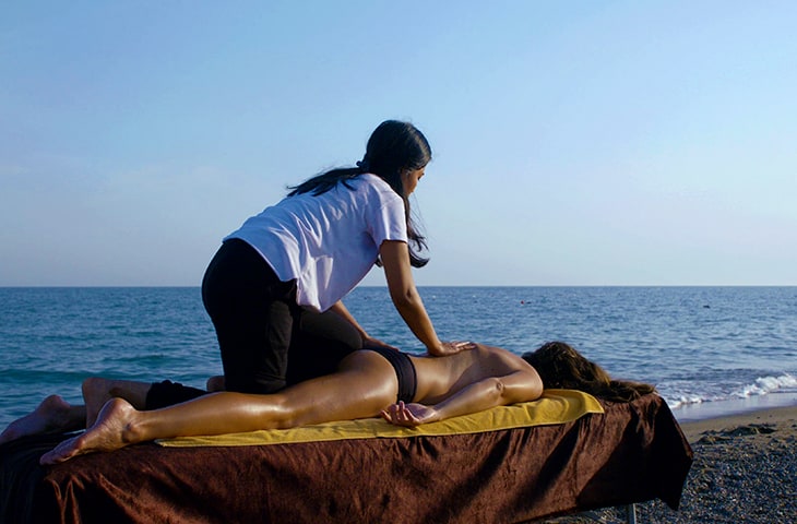 Massage on the Beach