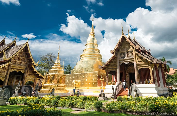 Temple Wat Phra Singh à Chiang Mai
