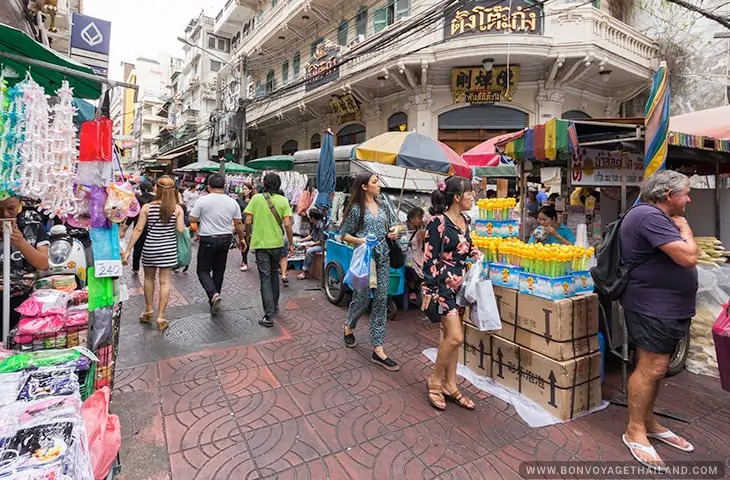 Sampeng Lane Quartier chinois de Bangkok