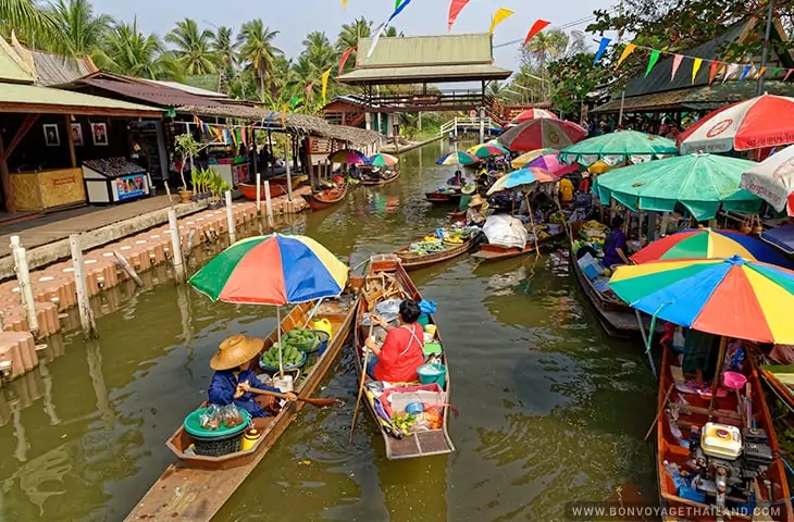 Tha Kha Floating Market