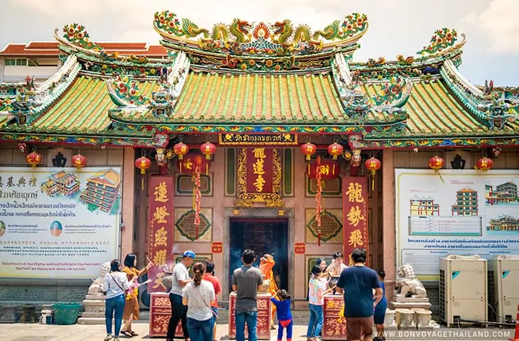 Wat Mangkon Kamalawat Chinatown Bangkok