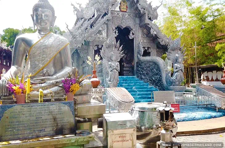 Silver Temple Chiang Mai Blue Stairs