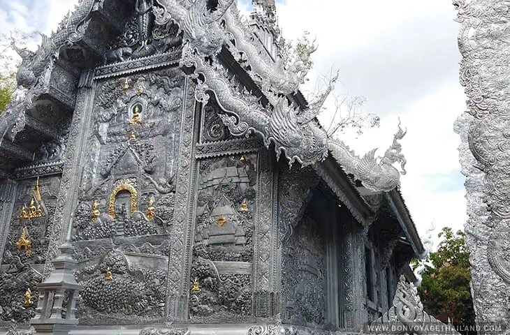 Behind the Silver Temple in Chiang Mai