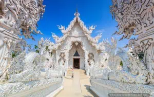 white temple chiang rai thailand